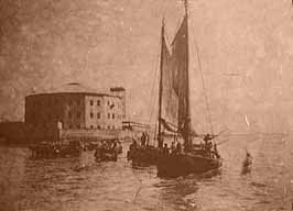 viejo-hotel Llegada de extranjeros al puerto de Buenos Aires