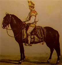 Soldado de caballería de las fuerzas de Facundo Quiroga